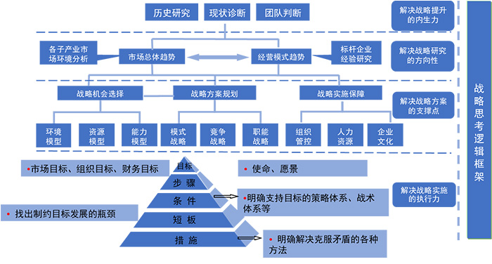 单体公司战略规划项目设计逻辑图